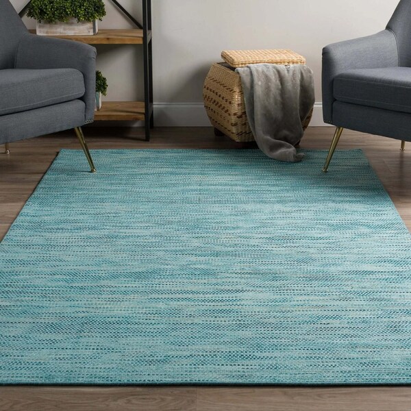 Zion ZN1 Teal Rug